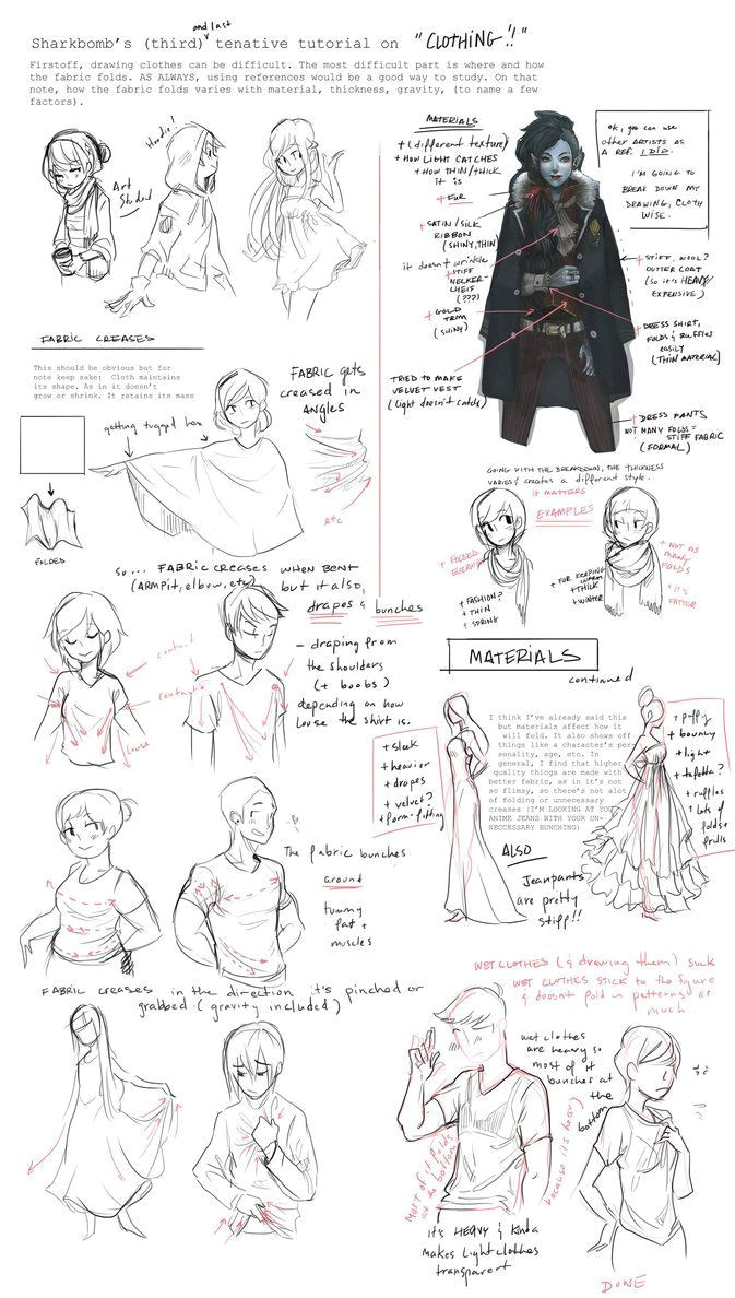 Drawing Easy Notes Clothing Tutorial Notes by Shark Bomb On Deviantart Art