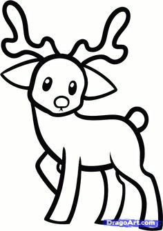 Drawing Easy Reindeer 16 Best Balu Images Baby Dolls Coloring Pages souvenirs
