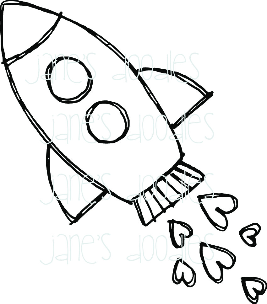 Drawing Easy Rocket Free Rocket Ship Drawing Download Free Clip Art Free Clip Art On