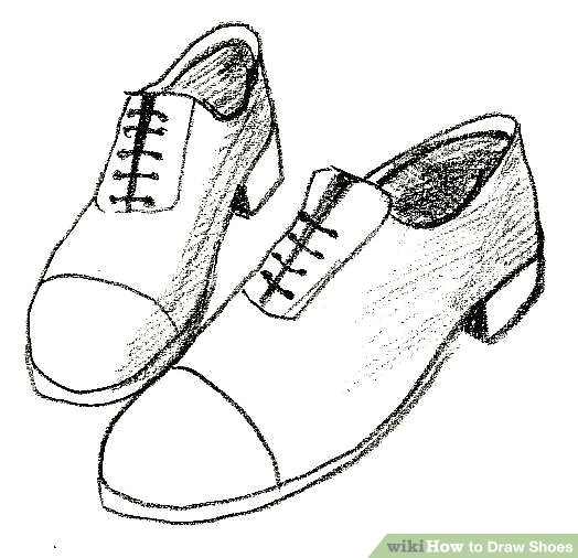 Drawing Easy Shoes How to Draw Shoes with Pictures Wikihow