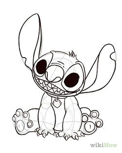 Drawing Easy Stitch Pin by Xmakirax On Lilo and Stitch Drawings Lilo Stitch Disney