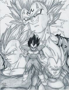 Drawing Easy Vegeta 36 Best Drawings Images Dragon Ball Z Dragon Dall Z Dragonball Z