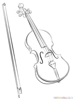 Drawing Easy Violin Printable Activity for Kids How to Draw A Violin the Bird Feed Nyc
