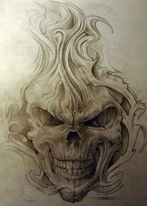 Drawing Evil Skulls Pin by Has Sibo On Skulls Tattoos Skull Tattoos Skull Art