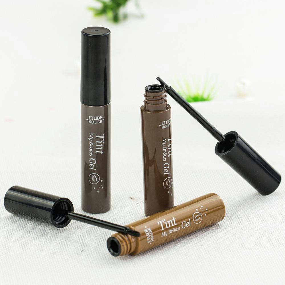 Drawing Eye Brow Etude House Review Etude House Tint My Brow Gel Eyebrow Enhancers Dark Brow Light Brown