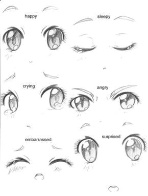 Drawing Eye Expressions Anime Eye Expressions I I E I E I I E I E I I E I E I I E I E I I