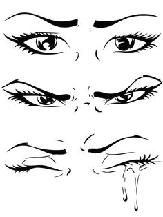 Drawing Eye Expressions Closed Eyes Drawing Google Search Don T Look Back You Re Not