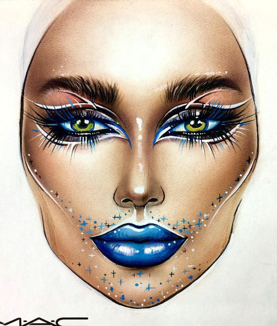 Drawing Eye Makeup On Hand Pin by Cheyanne Braun On Face Chart Inspirations In 2019 Makeup