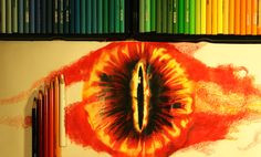 Drawing Eye Of Sauron 166 Best Colored Pencil Drawings Images Colorful Drawings