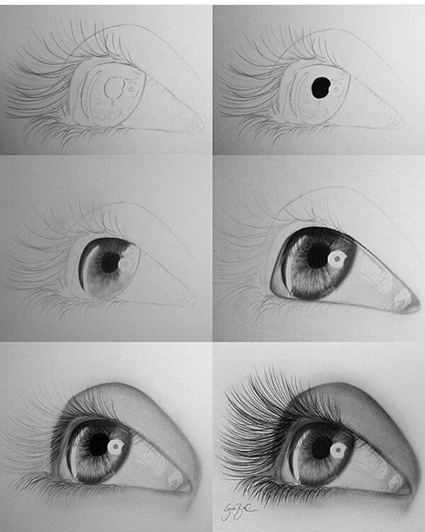 Drawing Eye Techniques How to Draw A Realistic Eye B Eyes In 2018 Pinterest Drawings