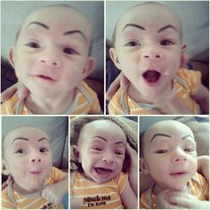 Drawing Eyebrows On Babies 11 Best Drawn On Eyebrows Cracks Me Up Images How to Draw