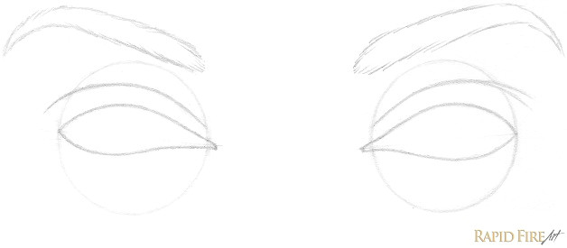 Drawing Eyes 3 4 View How to Draw A Pair Of Realistic Eyes Rapidfireart