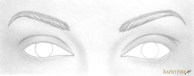 Drawing Eyes at An Angle How to Draw A Pair Of Realistic Eyes Rapidfireart