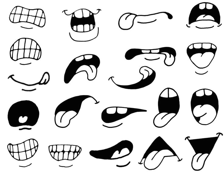 Drawing Eyes Clipart Cartoon Eyes and Mouth Clipart