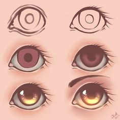 Drawing Eyes Digital Tuto Step by Step Colo Oeil Manga by Julcha97 Deviantart Com On