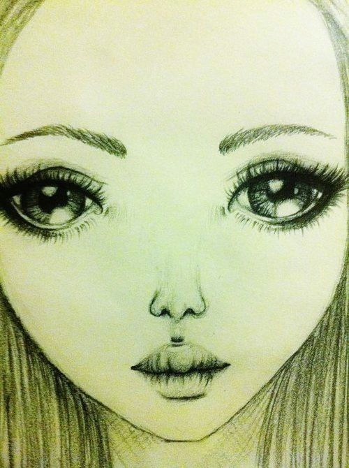 Drawing Eyes for Dolls Linda Her Eyelashes are Amazing Doll Face Pinterest Art