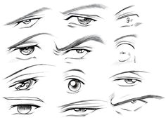 Drawing Eyes for Man Anime Male Eyes Csp16569245 Drawings and How to Draw Anime