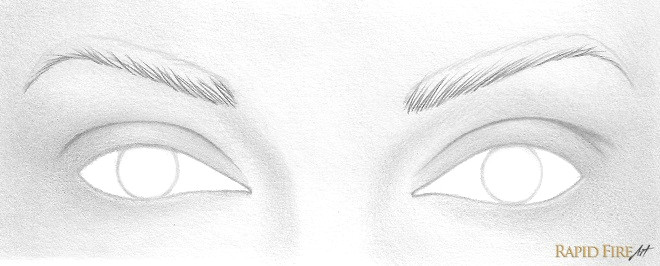 Drawing Eyes From the Side Sketch How to Draw A Pair Of Realistic Eyes Rapidfireart