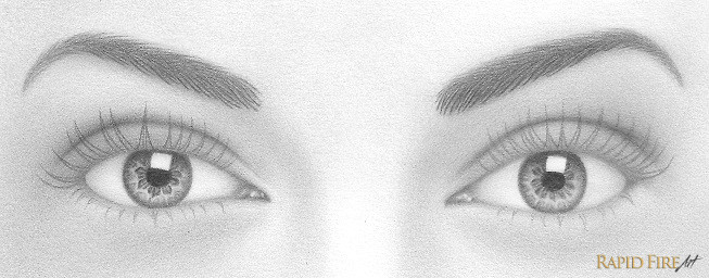 Drawing Eyes From the Side Sketch How to Draw A Pair Of Realistic Eyes Rapidfireart