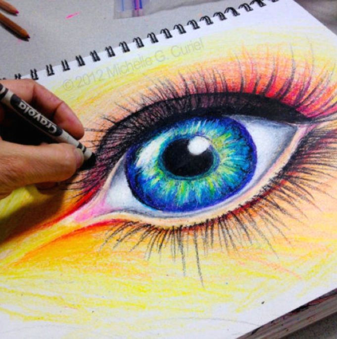 Drawing Eyes In Pastels Pin by Citlalli Escobedo On Ib Year 2 Art In 2018 Pinterest