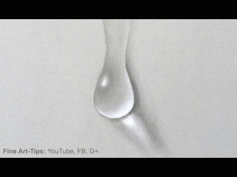 Drawing Eyes In Pencil Youtube How to Draw A Water Drop Step by Step Fine Art Tips Youtube