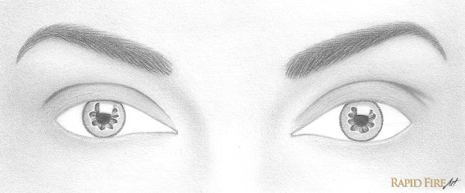 Drawing Eyes Looking at You How to Draw A Pair Of Realistic Eyes Rapidfireart