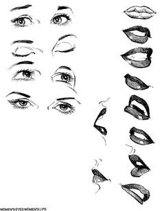 Drawing Eyes Nose Mouth 88 Best Drawings Of Lips Images Drawing Faces Drawing Techniques