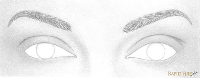 Drawing Eyes Outline How to Draw A Pair Of Realistic Eyes Rapidfireart