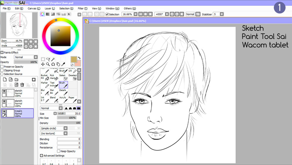 Drawing Eyes Paint tool Sai How to Draw Hair In Paint tool Sai Kajenna Art