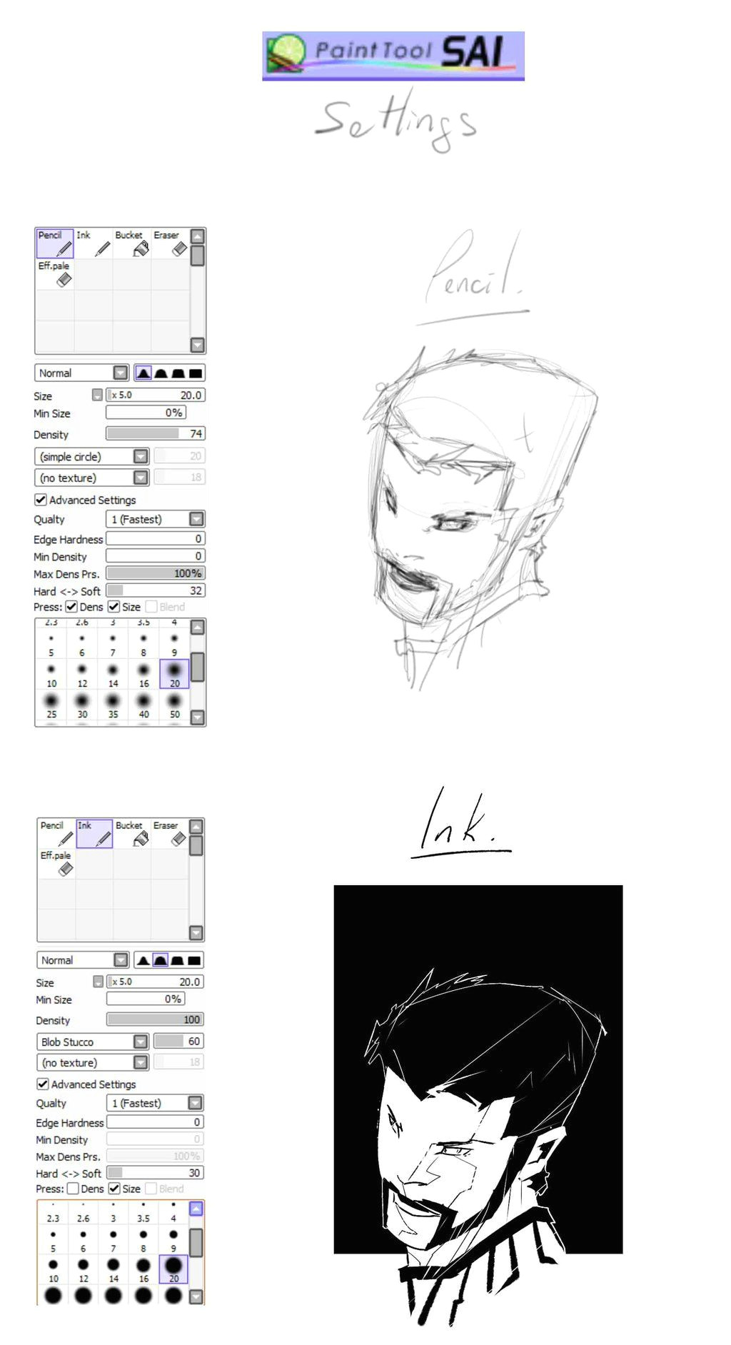 Drawing Eyes Paint tool Sai My Paint tool Sai Settings by Patboutin Paint tool Sai Brush