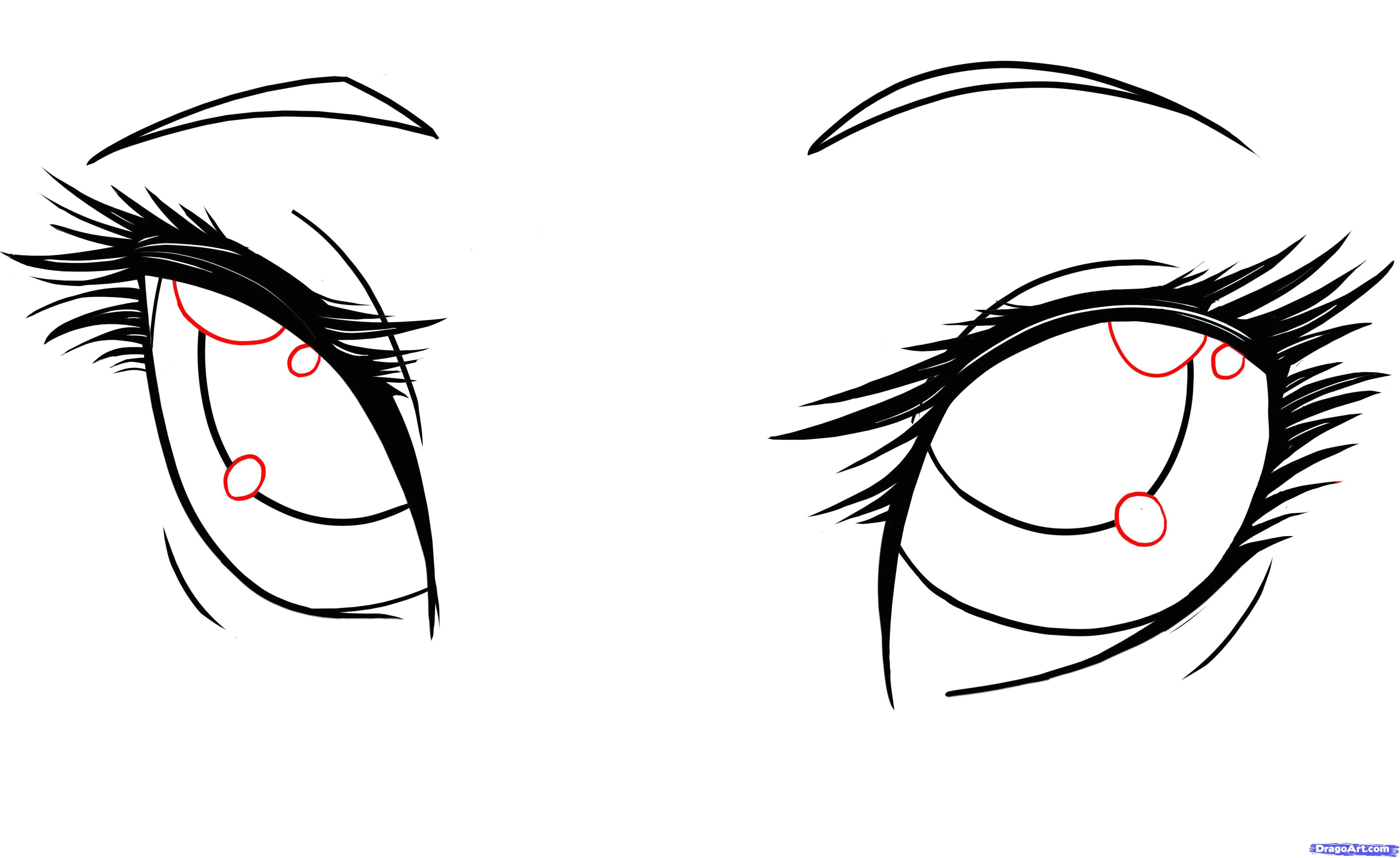 Drawing Eyes Sideways How to Draw Anime Girl Eyes Step by Step Hd Images 3 Hd Wallpapers