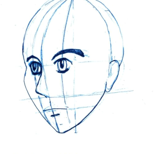 Drawing Eyes Three Quarter View How to Draw A Manga Head In Three Quarter View