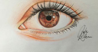 Drawing Eyes with Color 2 Ways to Draw Eyes Step by Step Wikihow