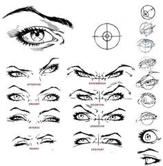 Drawing Eyes with Emotion 53 Best Eyes References Images