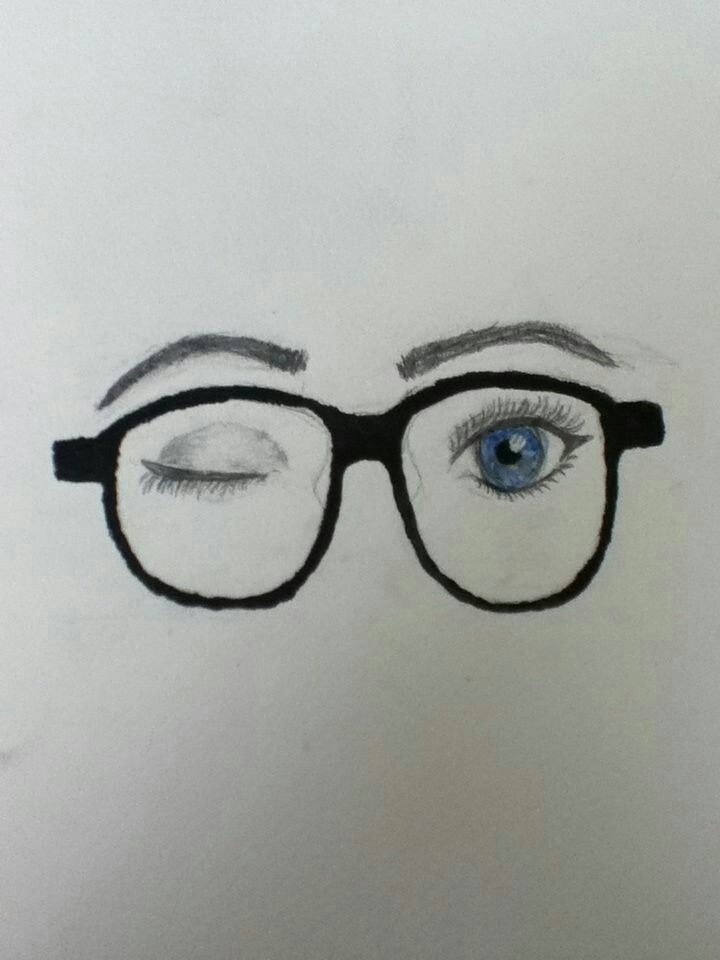 Drawing Eyes with Glasses Pin by Manod On Art Pinterest