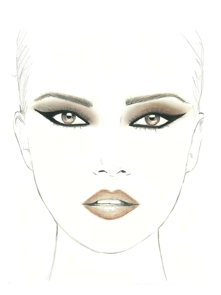 Drawing Eyes with Makeup Freida S Nude Look Available In the Makeup Genius App Give Me