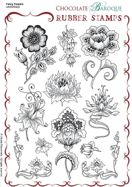 Drawing Fancy Flowers Chocolate Baroque Design Team Drawings Pinterest Stamp