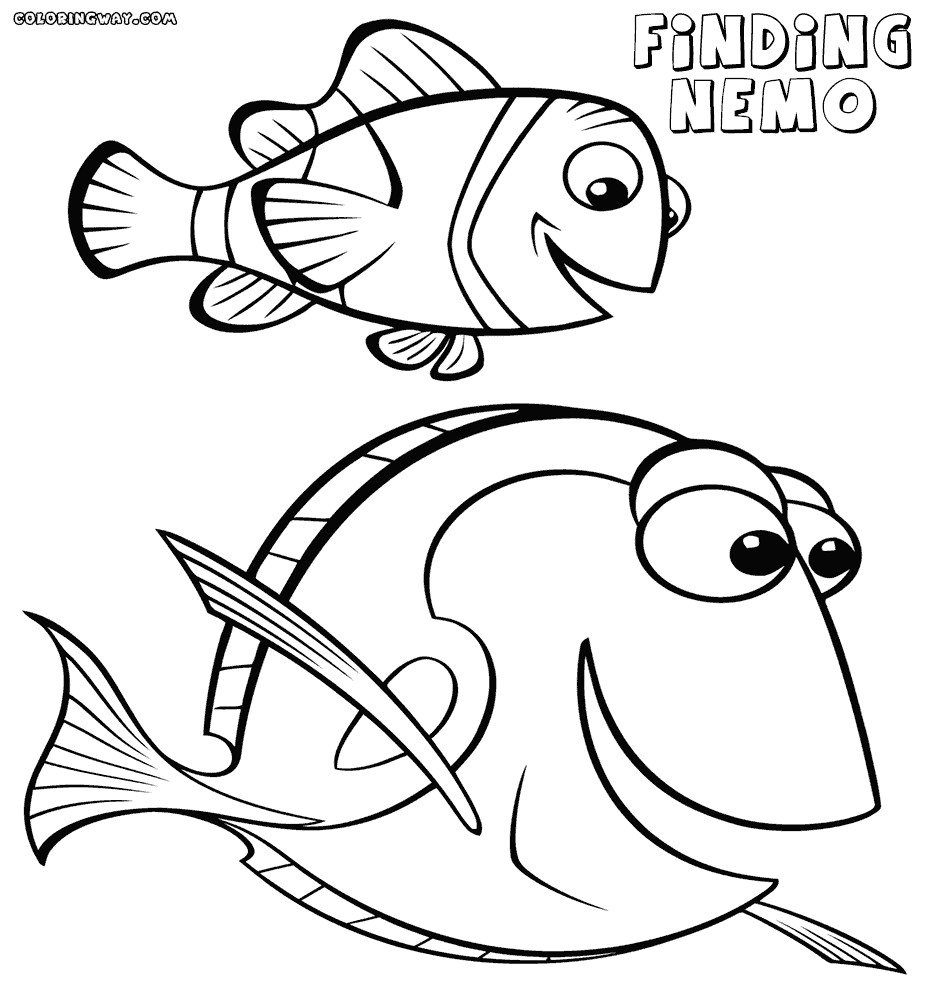 Drawing Fish Eye Printable Coloring Pages Nemo Elegant Finding Dory Coloring Pages