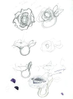 Drawing Flower Ring 29 Best Jewellery Design Sketchbooks Images Jewellery Sketches