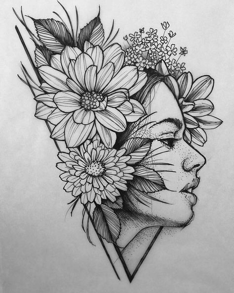 Drawing Flowers 16 1 110 Likes 16 Comments David Mushaney Davidmushaneytattoos On