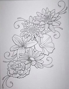 Drawing Flowers 16 16 Best Tatto Inspiration Images On Pinterest Flower Designs