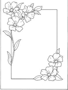 Drawing Flowers Border 75 Best Drawing Frames Images Frames Picture Frame Arabesque