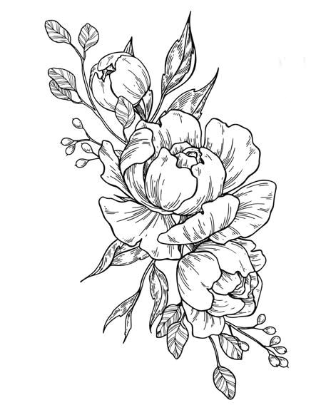 Drawing Flowers for Embroidery Resultado De Imagen Para Flores Dibujos Hand Embroidery Patterns