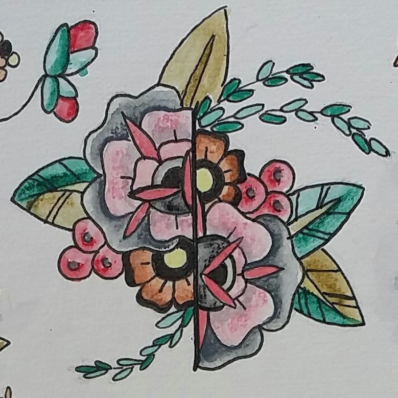 Drawing Flowers In Illustrator Draw Drawing Drawings Ilovetodraw Tattoodesign Illustration