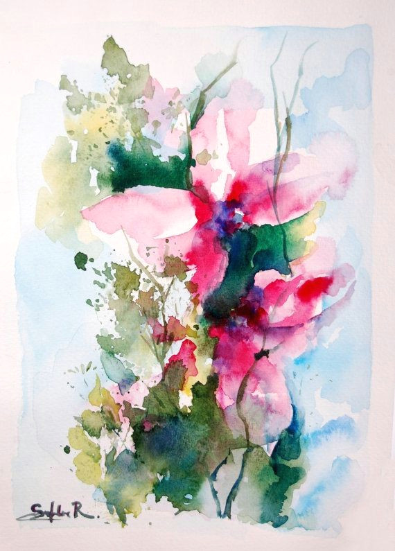 Drawing Flowers In Watercolor the Best 30 Drawing Of Flower Fabio Bortolani