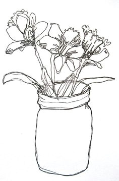 Drawing Flowers Lesson Plans 53 Best Continuous Line Drawing Project Images In 2019 Blind