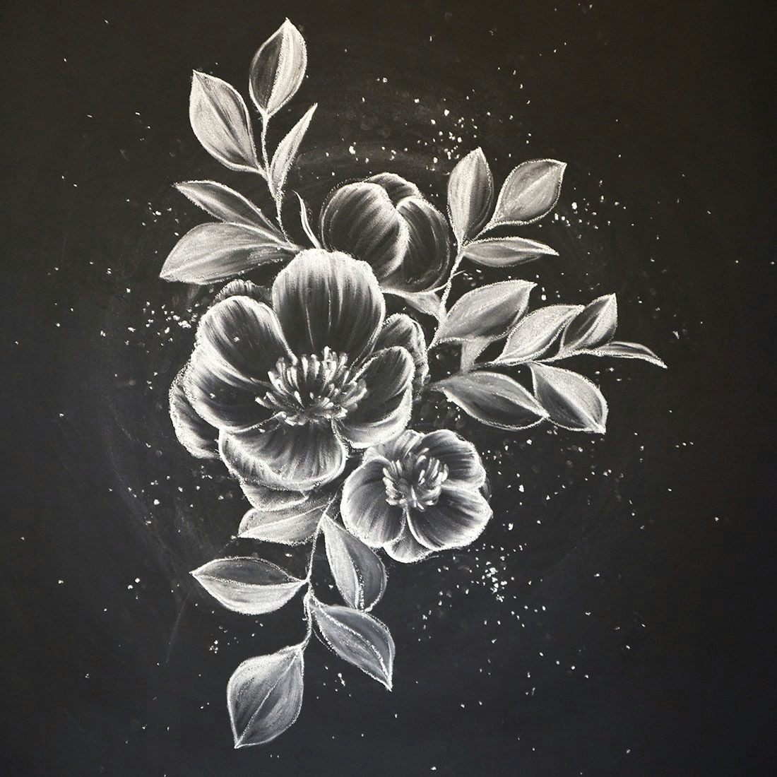 Drawing Flowers On Chalkboard Time to Learn Chalk Art From An Insta Famous social Celeb