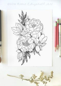 Drawing Flowers On Paper 3278 Best Art Drawing Flowers Images In 2019 Colouring Pencils