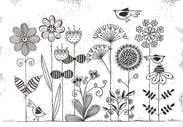 Drawing Flowers On the 0d Jpg 639a 443 Pixels Sensory Pinterest Journal