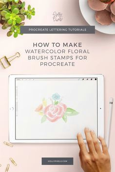 Drawing Flowers Procreate 248 Best Using Procreate for Lettering Images In 2019 Brush